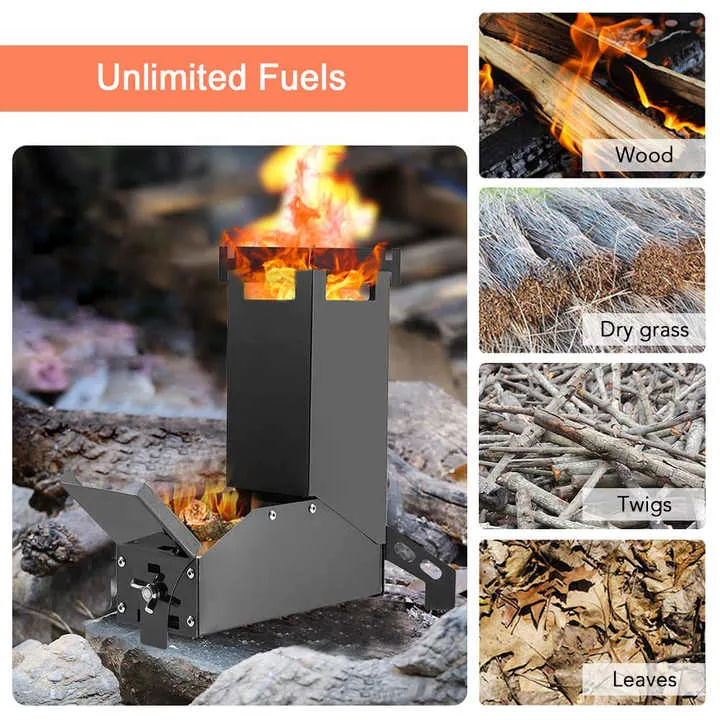 صميم مخصص محمول الفولاذ المقاوم للصدأ حرق -Custom Design Portable Stainless Steel