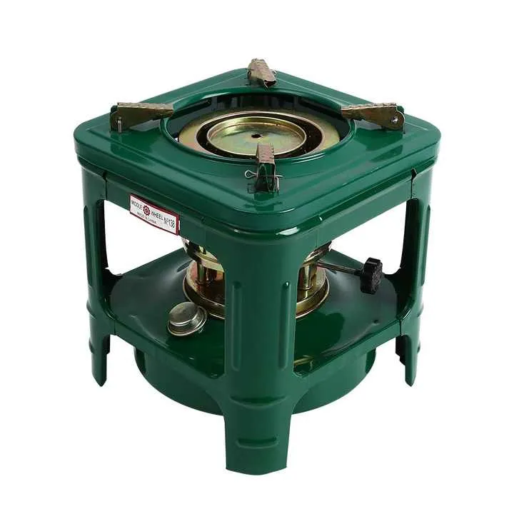 المحمولة في الهواء الطلق المينا موقد يعمل . Portable Outdoor Enamel Kerosene Stove Outdoor Enamel