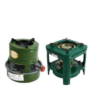 المحمولة في الهواء الطلق المينا موقد يعمل . Portable Outdoor Enamel Kerosene Stove Outdoor Enamel