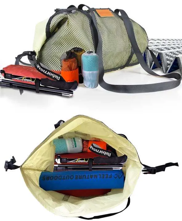 حقيبة تخييم خفيفة الوزن وقابلة للحمل كبيرة . Wholesale Lightweight Portable Large Capacity