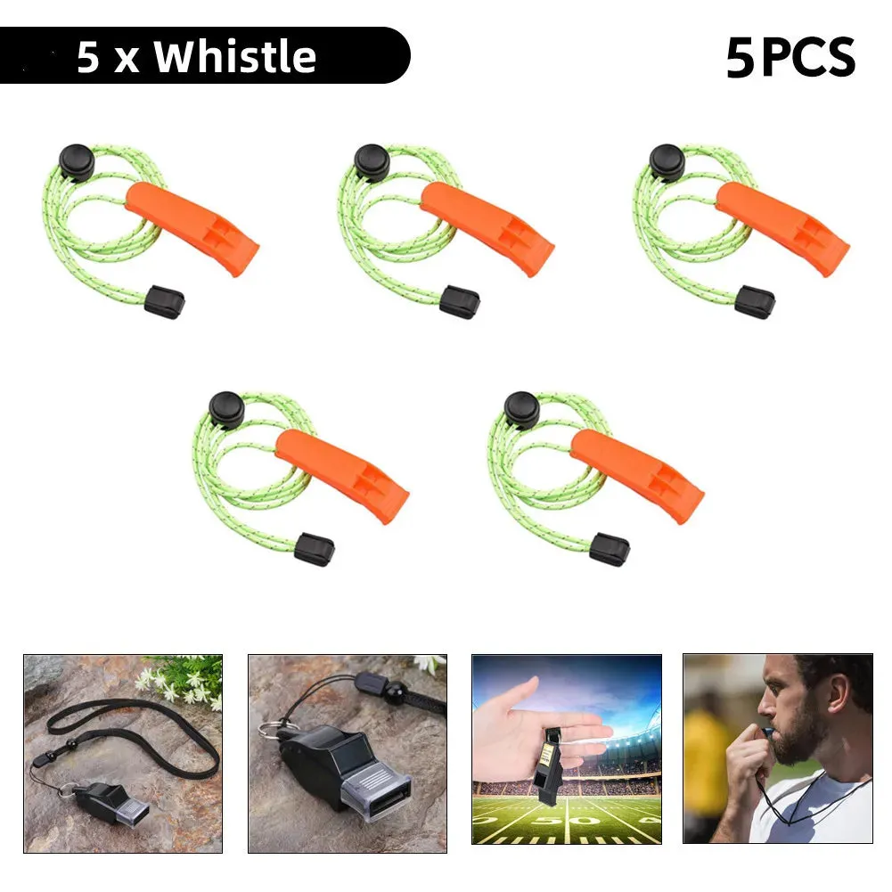 1-10PC Outdoor Kayak Scuba Diving Rescue Emergency Safety Whistles Water Sports Outdoor Survival Camping Boating SwimmingWhistle