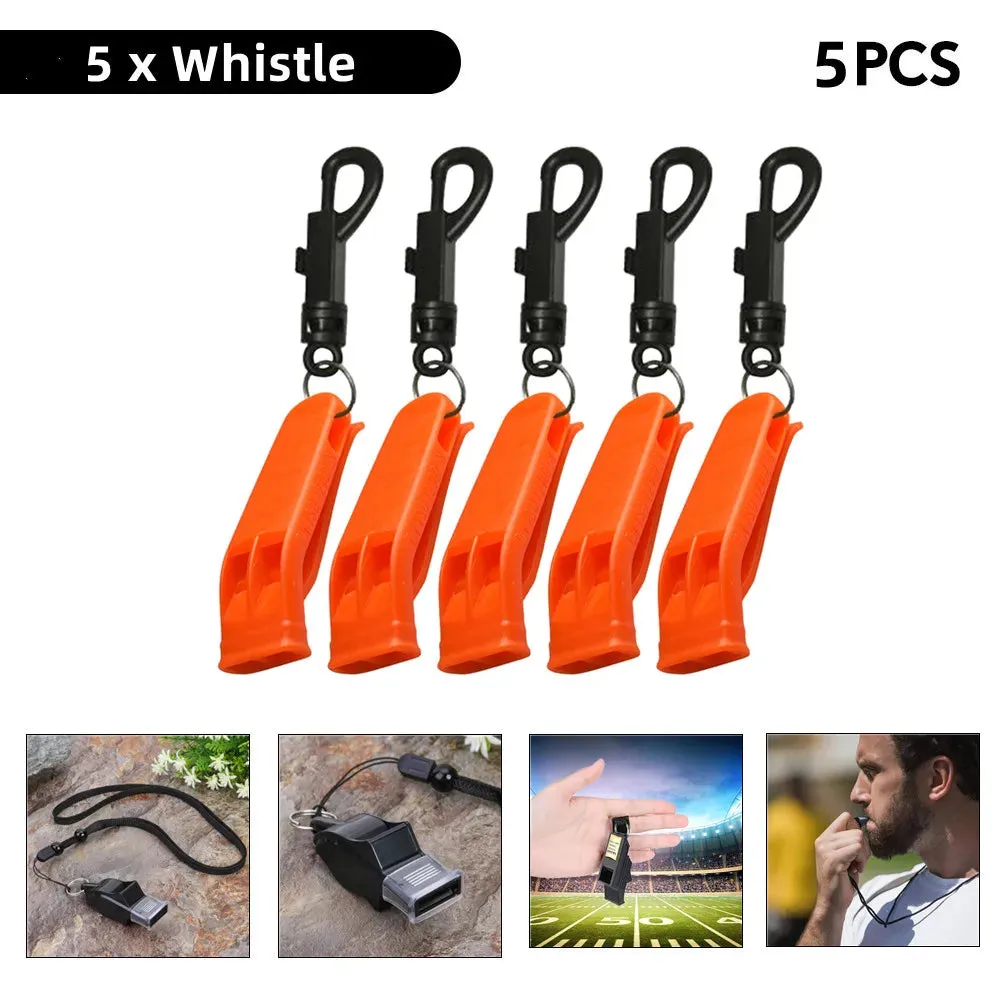 1-10PC Outdoor Kayak Scuba Diving Rescue Emergency Safety Whistles Water Sports Outdoor Survival Camping Boating SwimmingWhistle