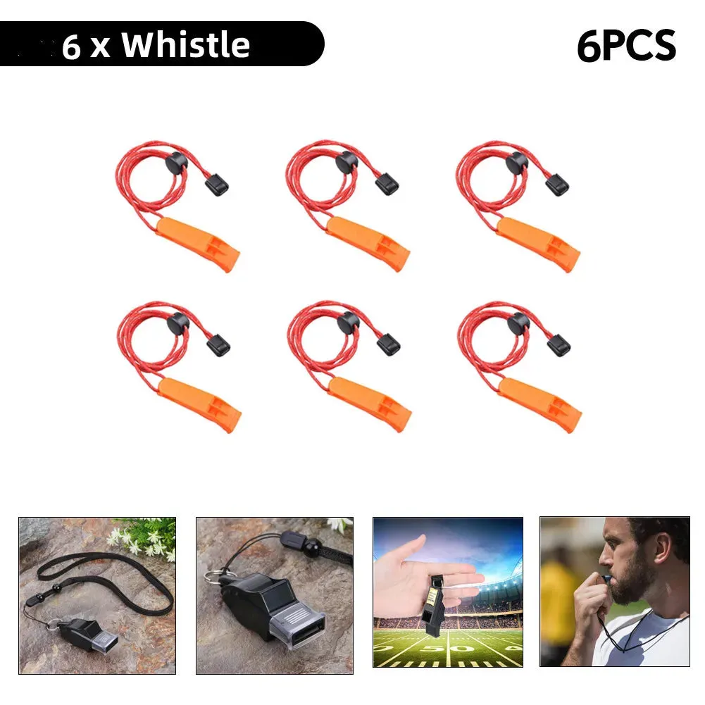 1-10PC Outdoor Kayak Scuba Diving Rescue Emergency Safety Whistles Water Sports Outdoor Survival Camping Boating SwimmingWhistle