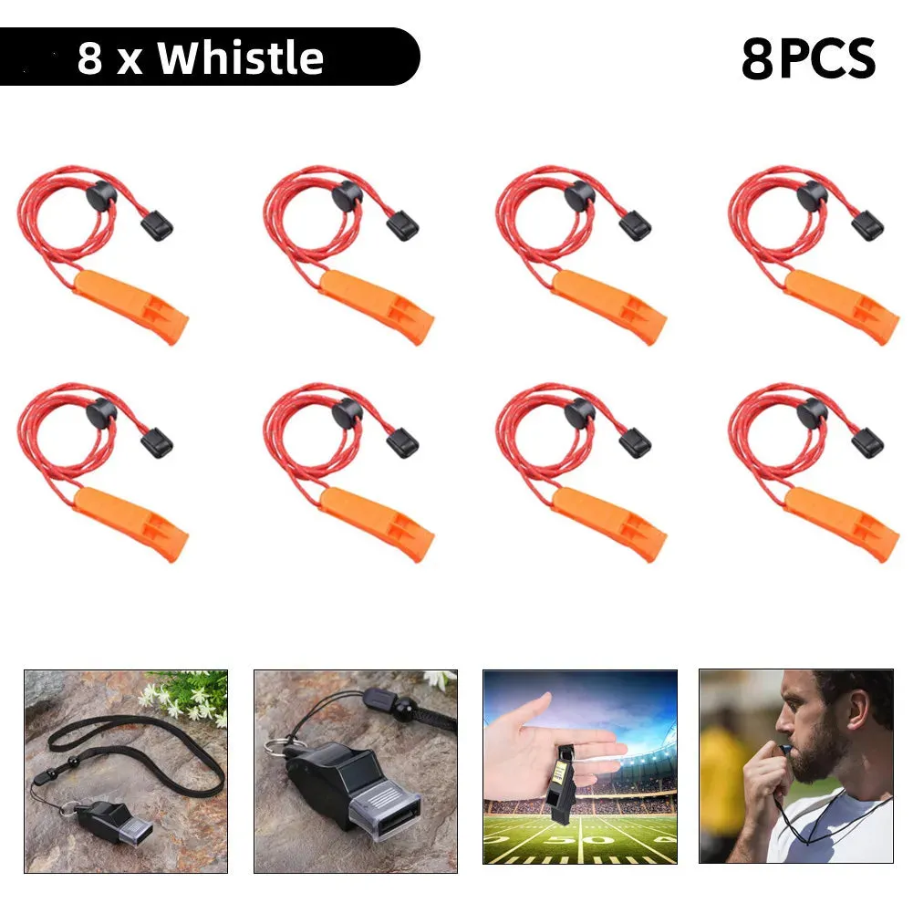 1-10PC Outdoor Kayak Scuba Diving Rescue Emergency Safety Whistles Water Sports Outdoor Survival Camping Boating SwimmingWhistle