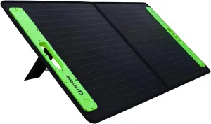 100W Portable Foldable Solar Panel Charger Kit, 18V DC Output for Portable Generator Power Station   12V RV Boat Car Battery   USB & Type C for Cell Phone Tablet