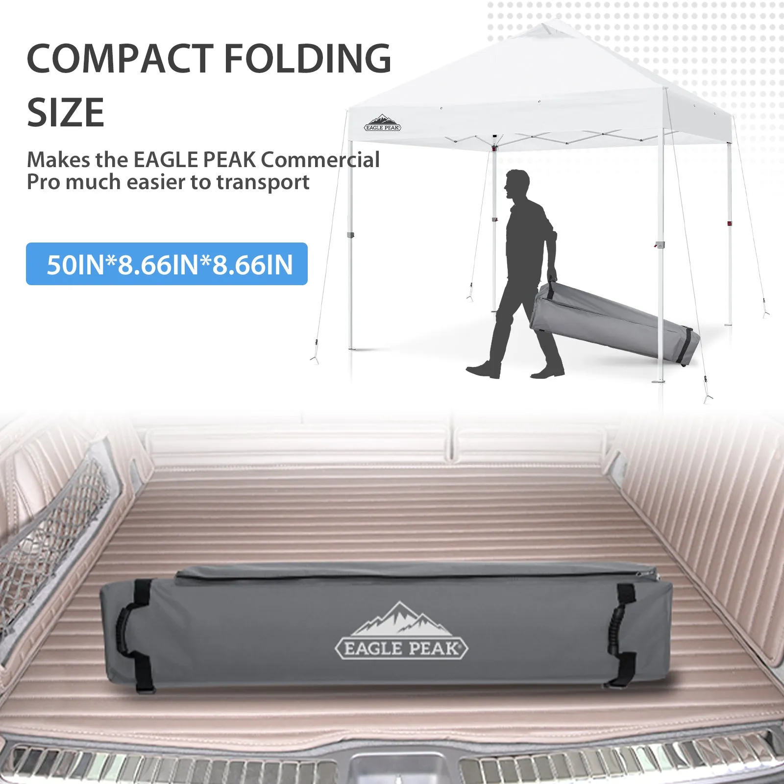 10x10 Heavy Duty Industrial Commercial Canopy Tent with 100 Sqft of Shade