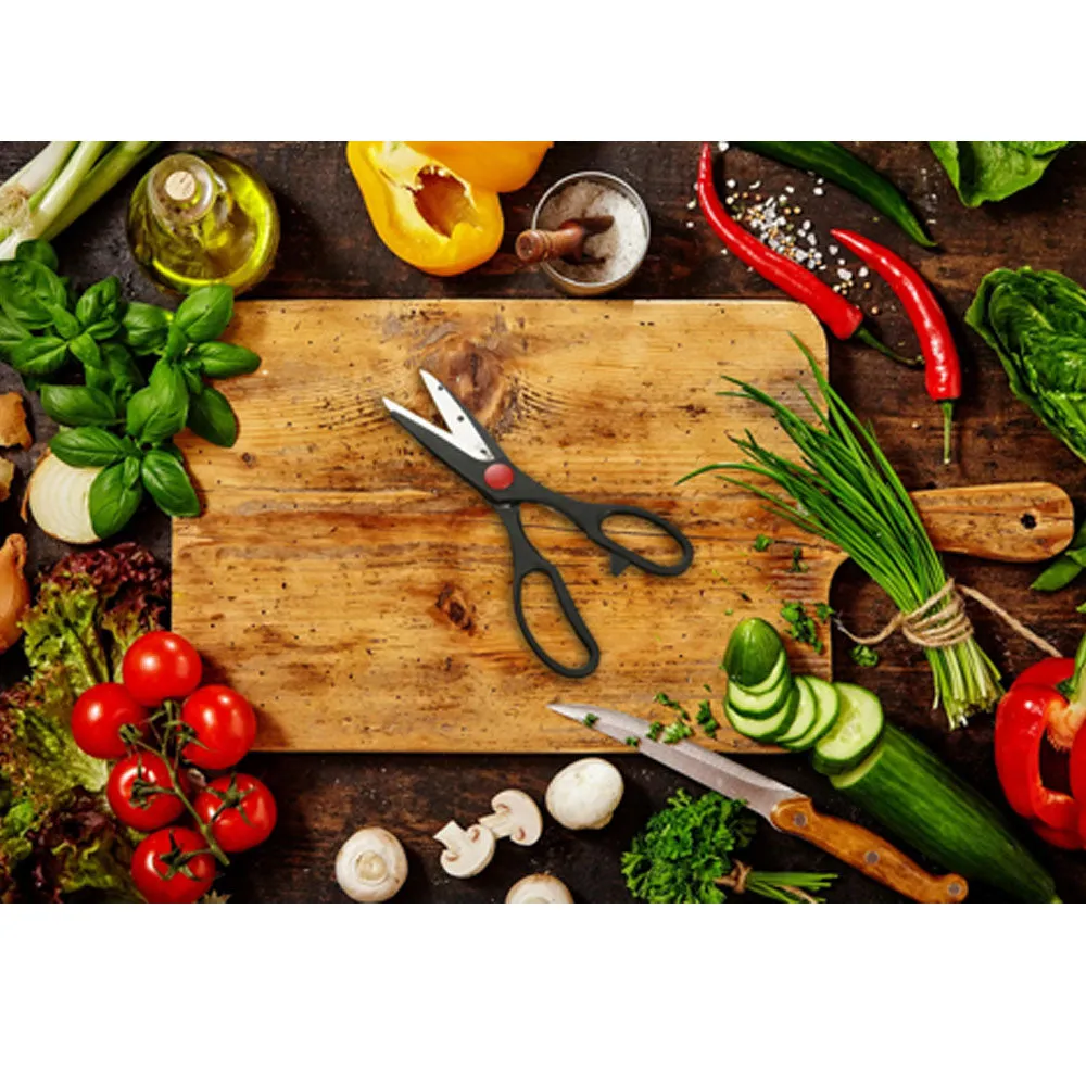 2 All Purpose Kitchen Shears Durable Stainless Steel Scissors Food Fish Meat 8"L