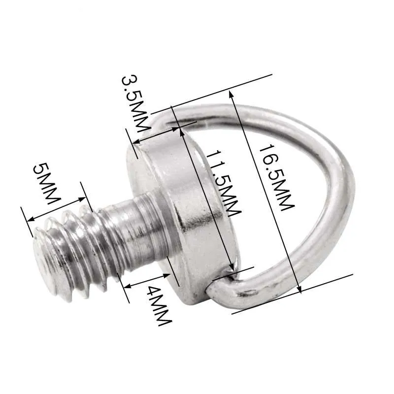 2 Quick Release Plate Screws 1 / 4 Inch Adapter Mount