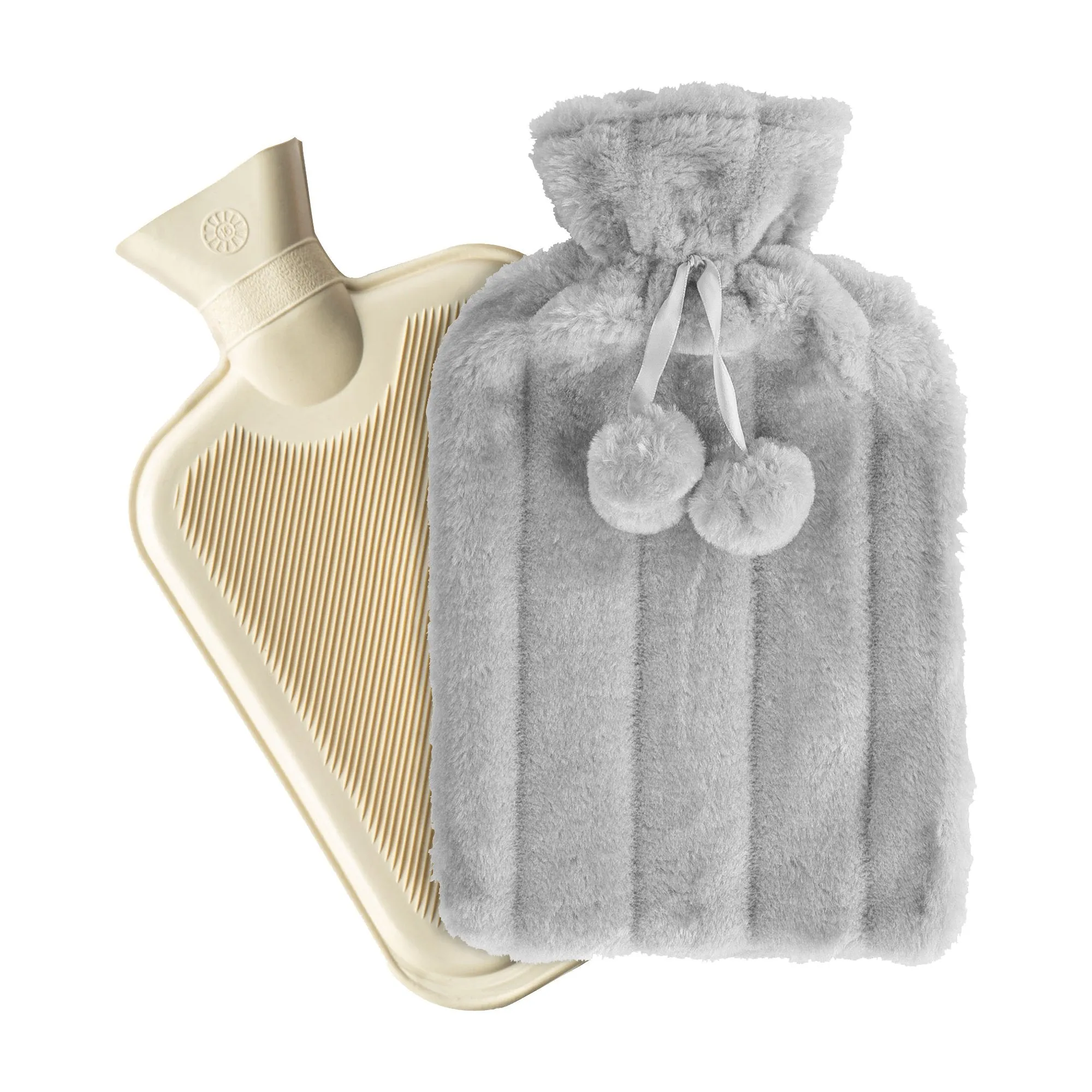 2L Hot Water Bottle with Cosy Cover - By Nicola Spring