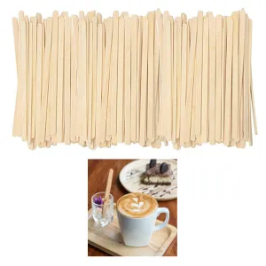 400 Birchwood Coffee Stirrers Cocktail Mixer Drink Swizzle Mix Bar Craft Stick