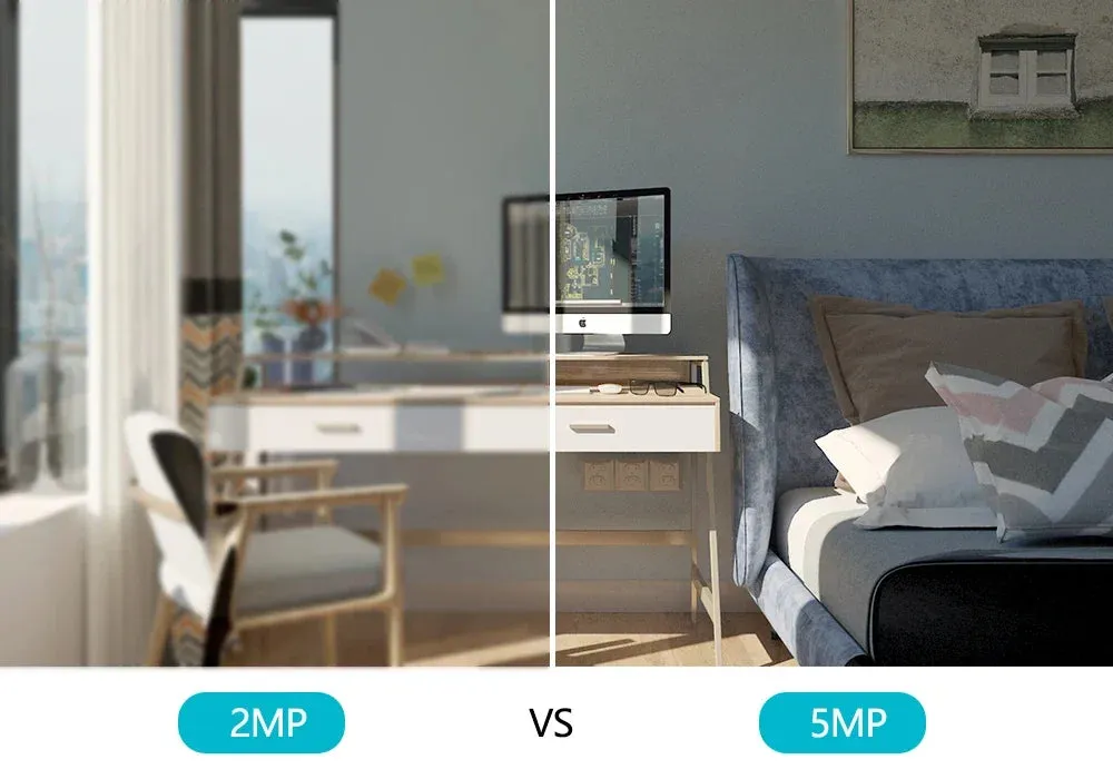 5MP AHD Camera Video Security Cameras IR-CUT Vision Day & Night Surveillance Indoor Outdoor CCTV Digital Security Surveillance