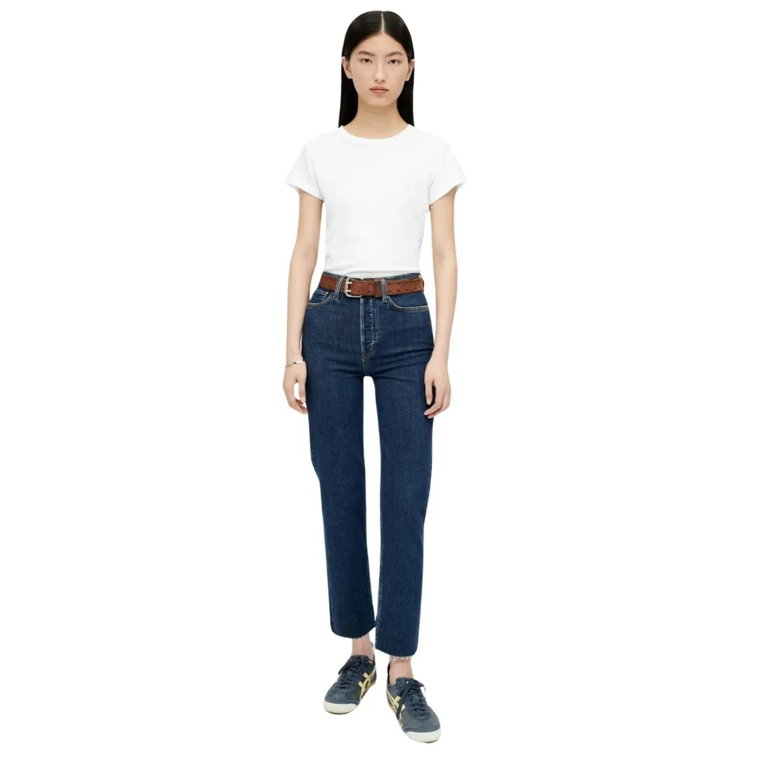 70s Stove Pipe Jeans (Dark Rinse)