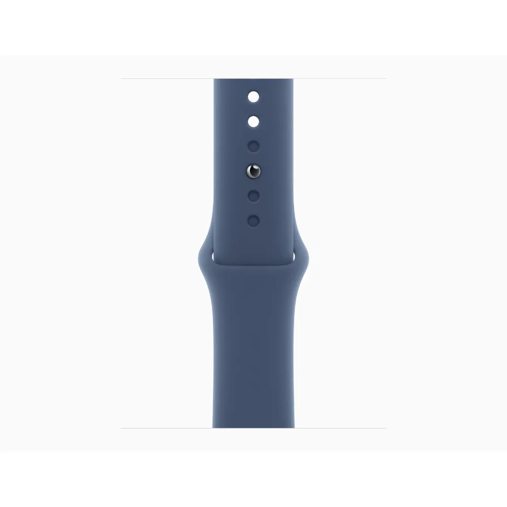Apple Watch SE GPS 44MM Silver Aluminium Case with Denim Sport Band - M/L | MXER3QA/A