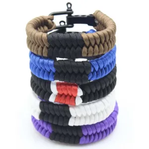 BJJ Braided Belt Ranked Bracelet