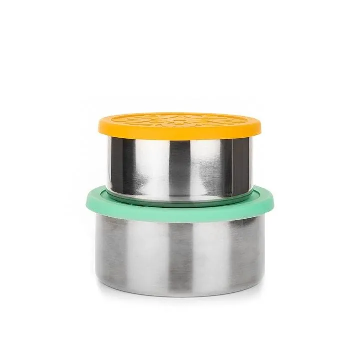 Caliwoods Stainless Steel Set of 2 Containers 950ml and 700ml