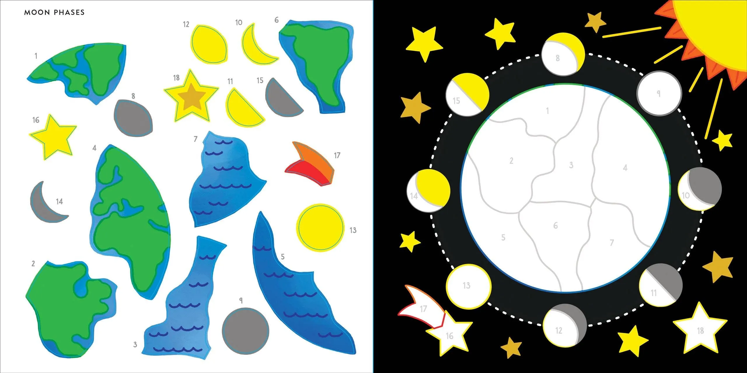 Color-By-Sticker Book || Outer Space