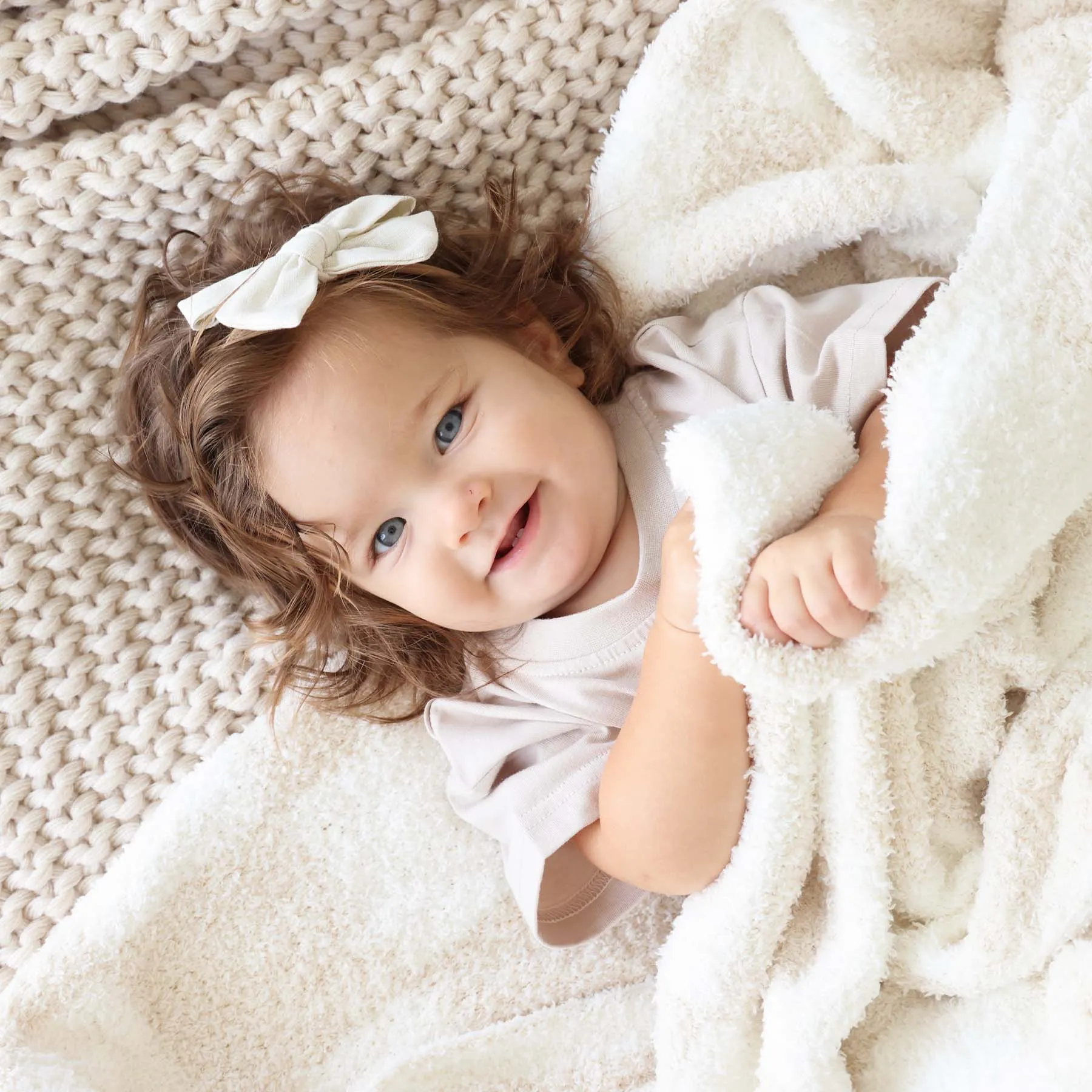 CuddleLane™ Luxe Blankets | Toffee Check