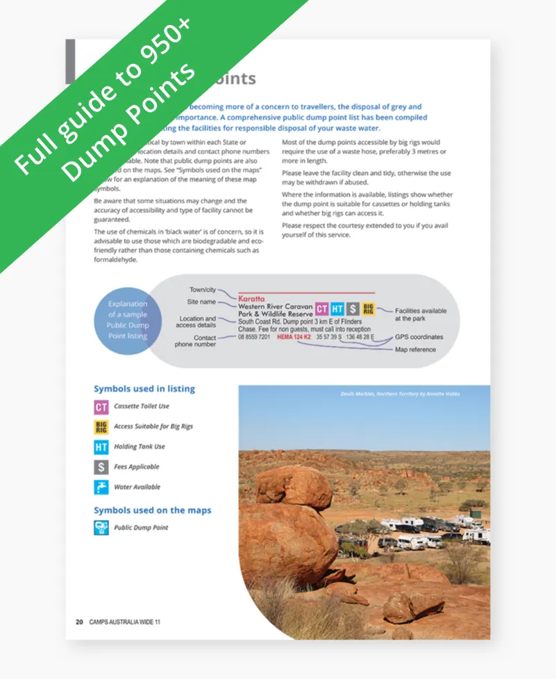Economy Travel Pack (Camps 12 A4   Caravan Parks 6)