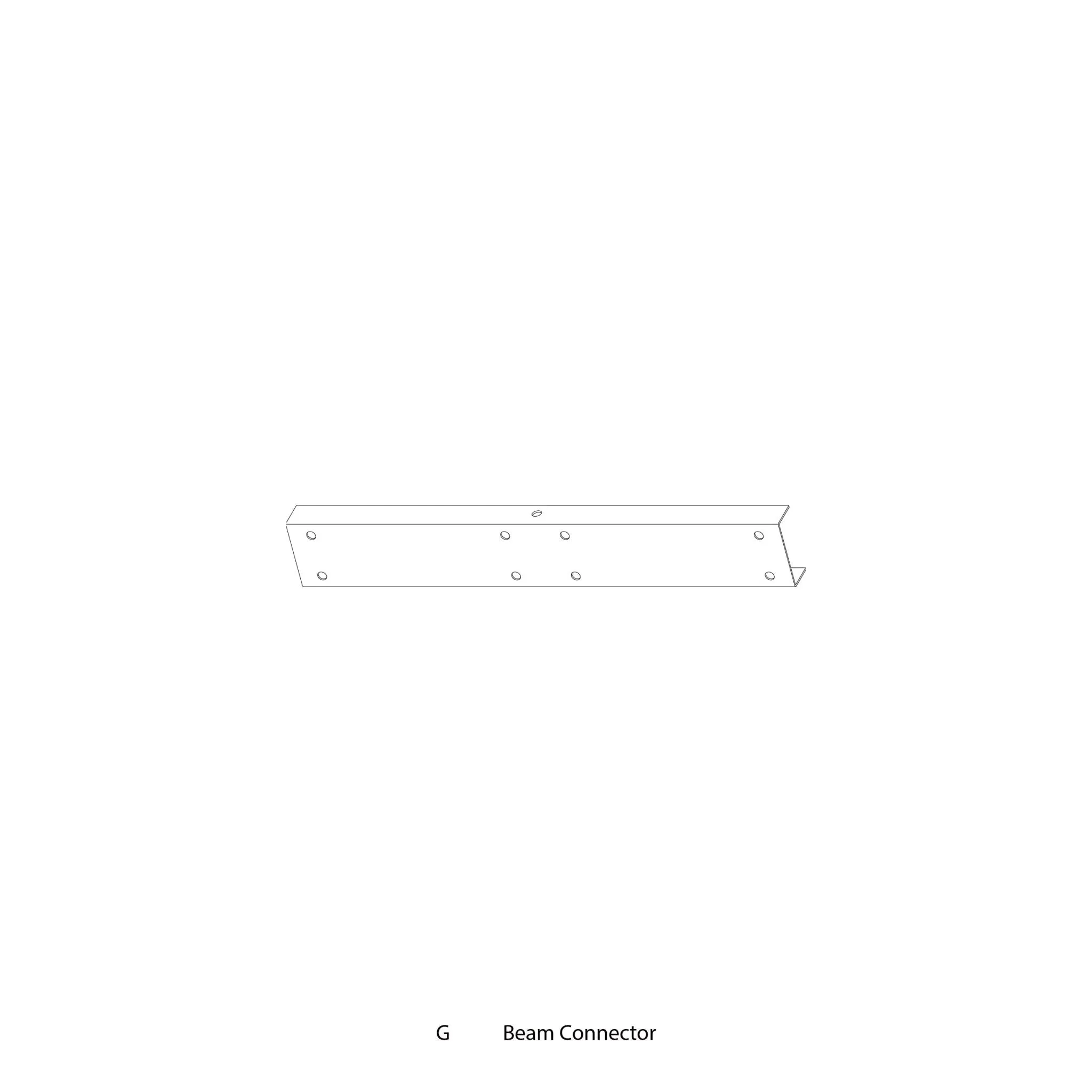 FTPG100TEX-GRY-Part G Beam Connector