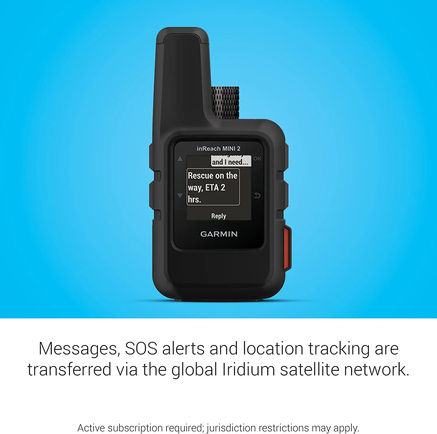 Garmin inReach Mini 2, Lightweight and Compact Satellite Communicator with GPS