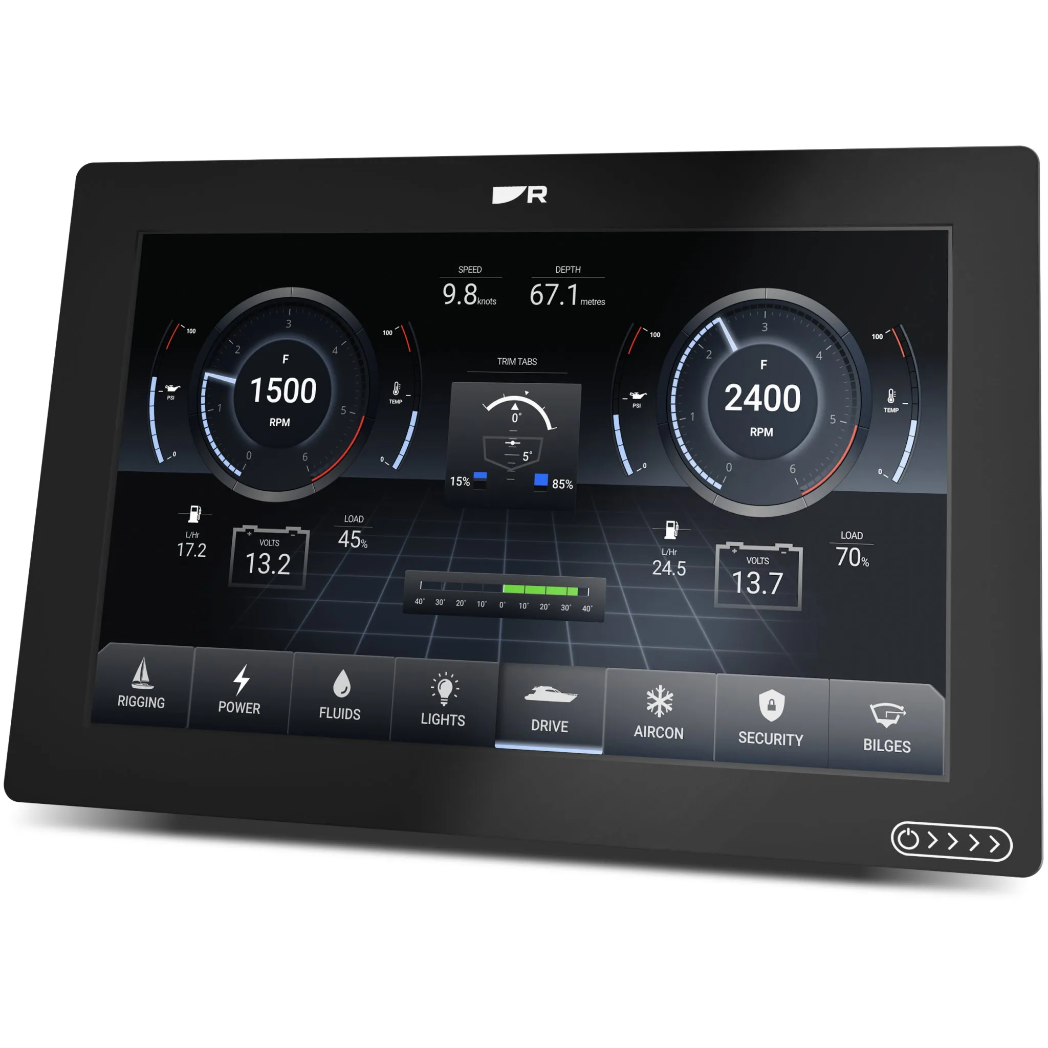 Raymarine Axiom  12 MFD No Charts