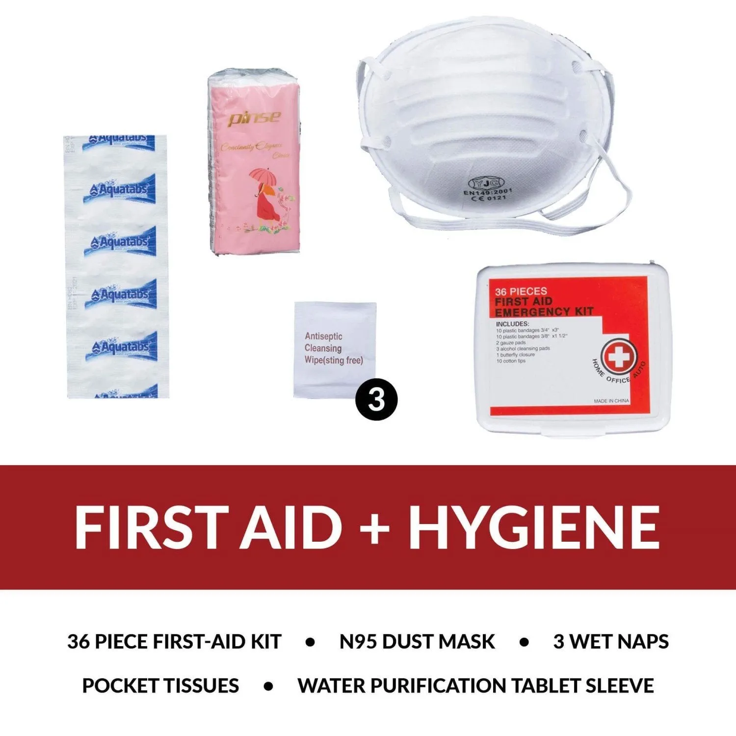 ReadyWise 64 Piece Emergency Supply Survival Kit Backpack