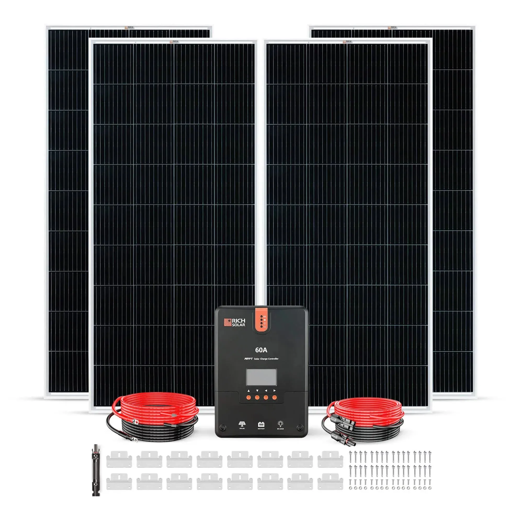 Rich Solar 800 Watt Solar Kit Complete Off-Grid Solar System for RVs, Boats, Tiny Homes