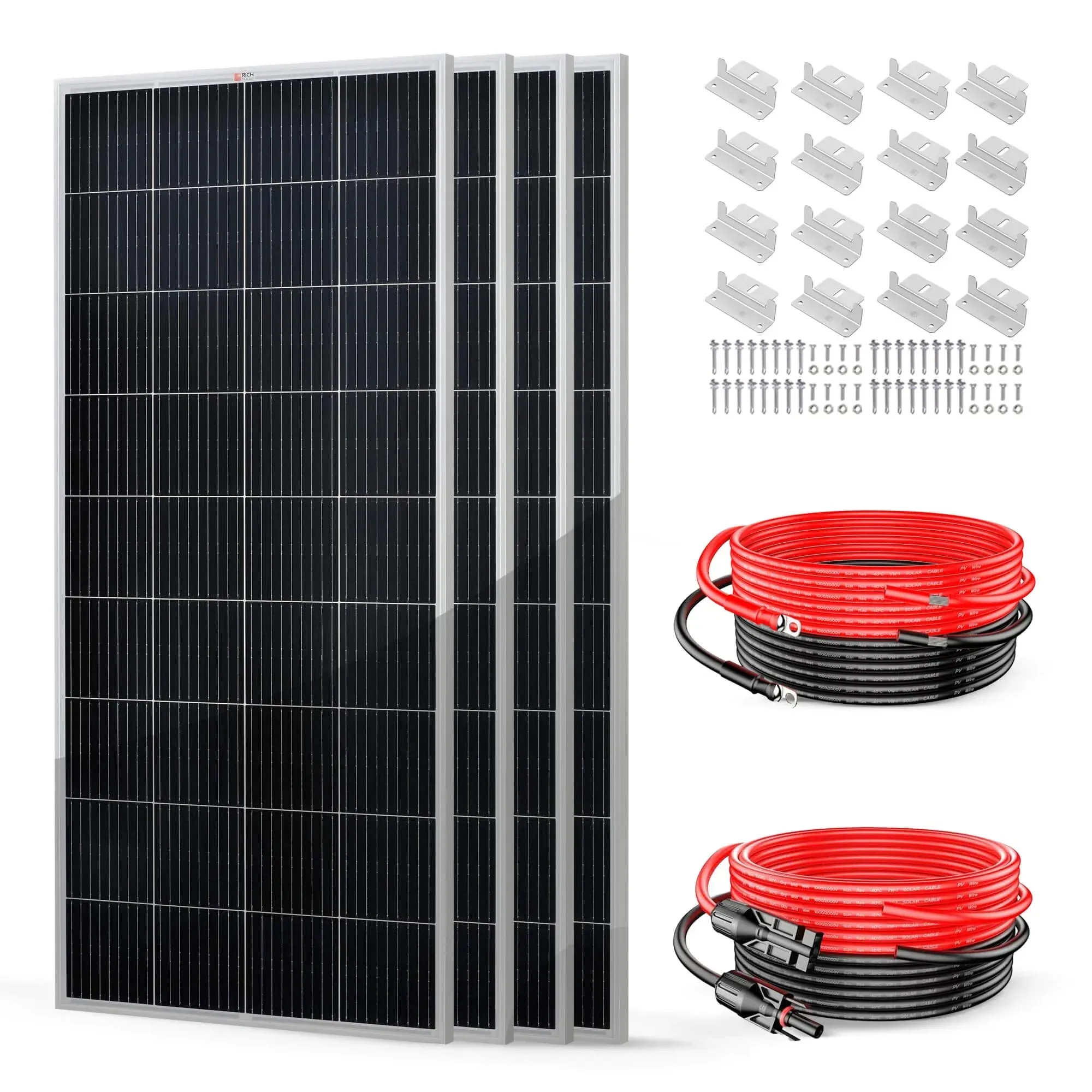 Rich Solar 800 Watt Solar Kit Complete Off-Grid Solar System for RVs, Boats, Tiny Homes