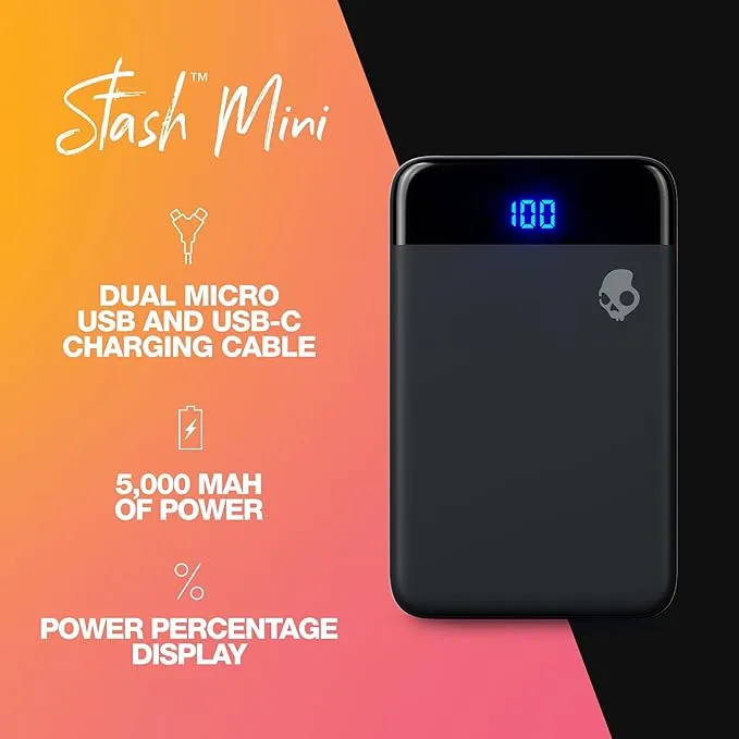 Skullcandy - Stash Mini Portable Charger