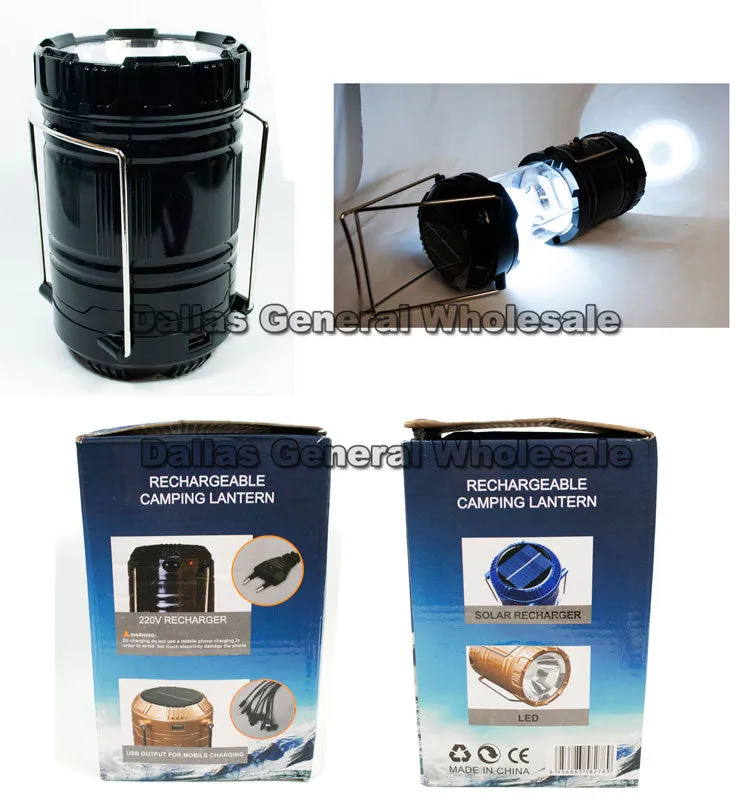 Solar Re-chargeable Camping Lanterns Wholesale