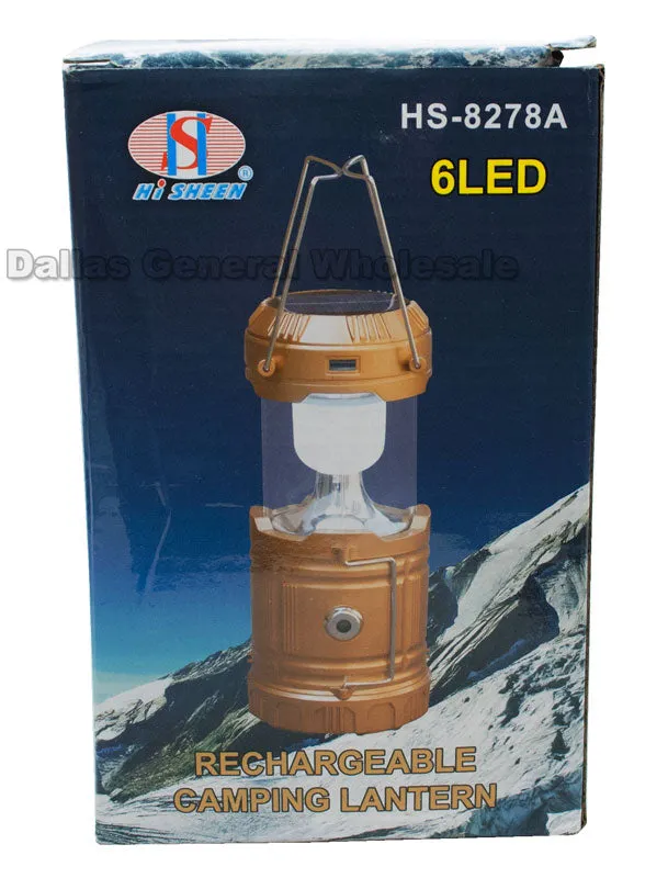 Solar Re-chargeable Camping Lanterns Wholesale