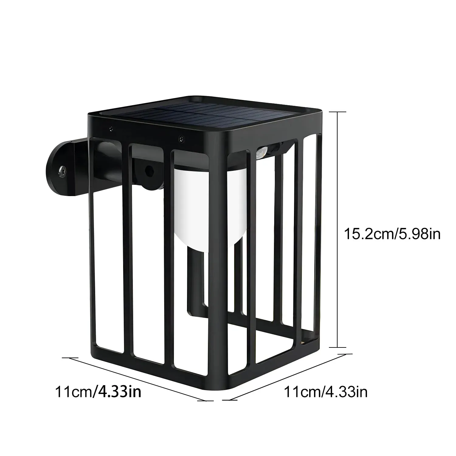 Solar Security Wall Lights Motion Sensor With 3 Lighting Mode