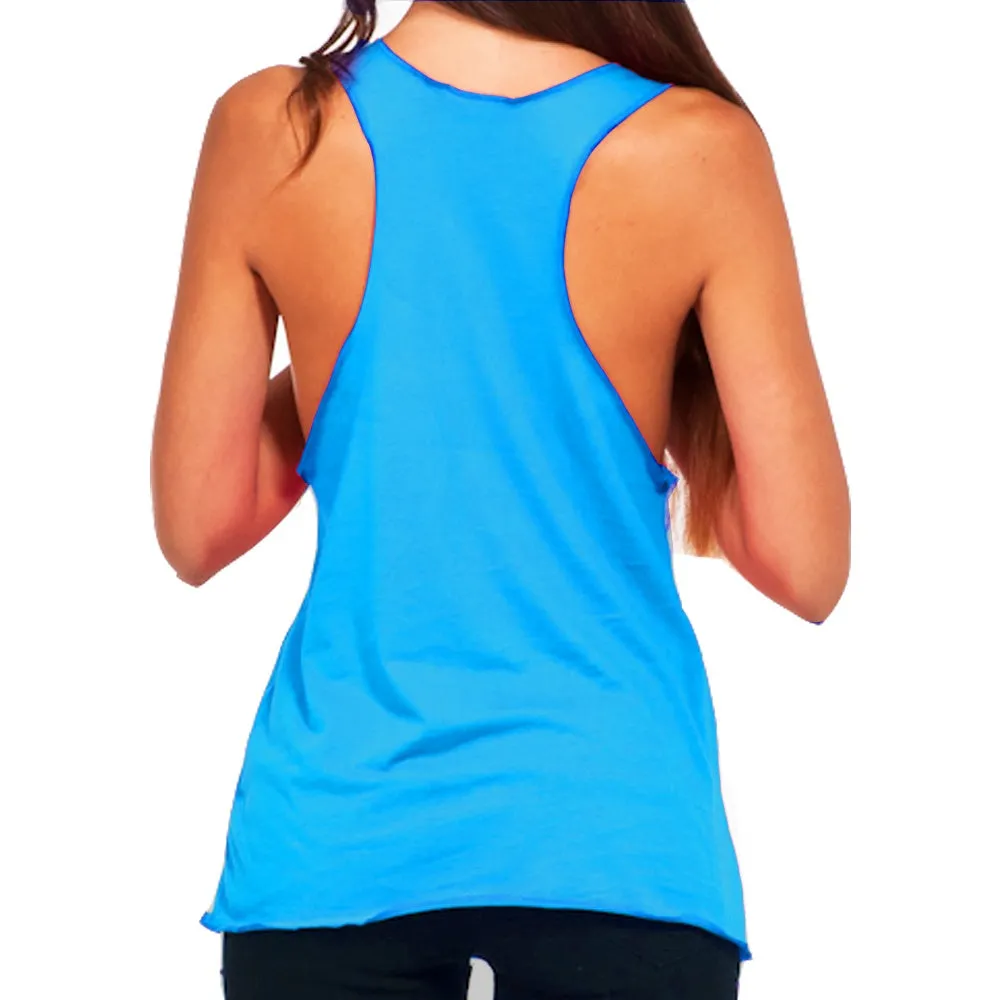 Space Ibiza Native Logo Women's Turquoise Tanktop