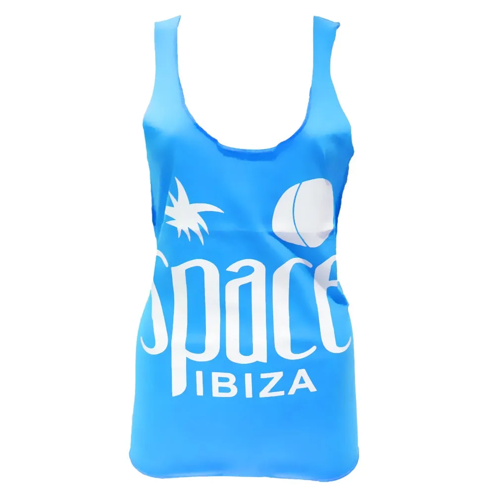 Space Ibiza Native Logo Women's Turquoise Tanktop