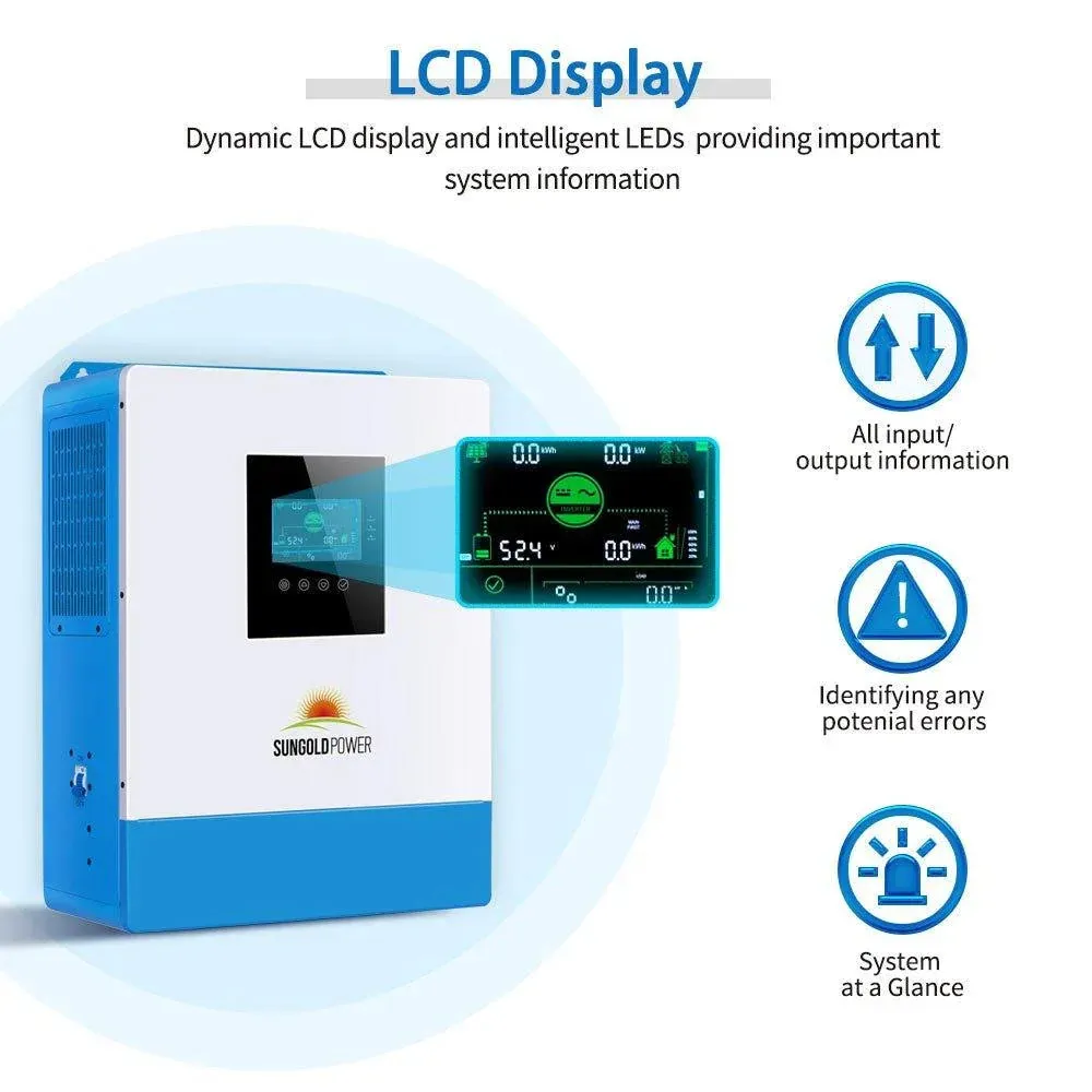 Sungold Power 10000W 48V Solar Charger Inverter (2 Units Parallel)