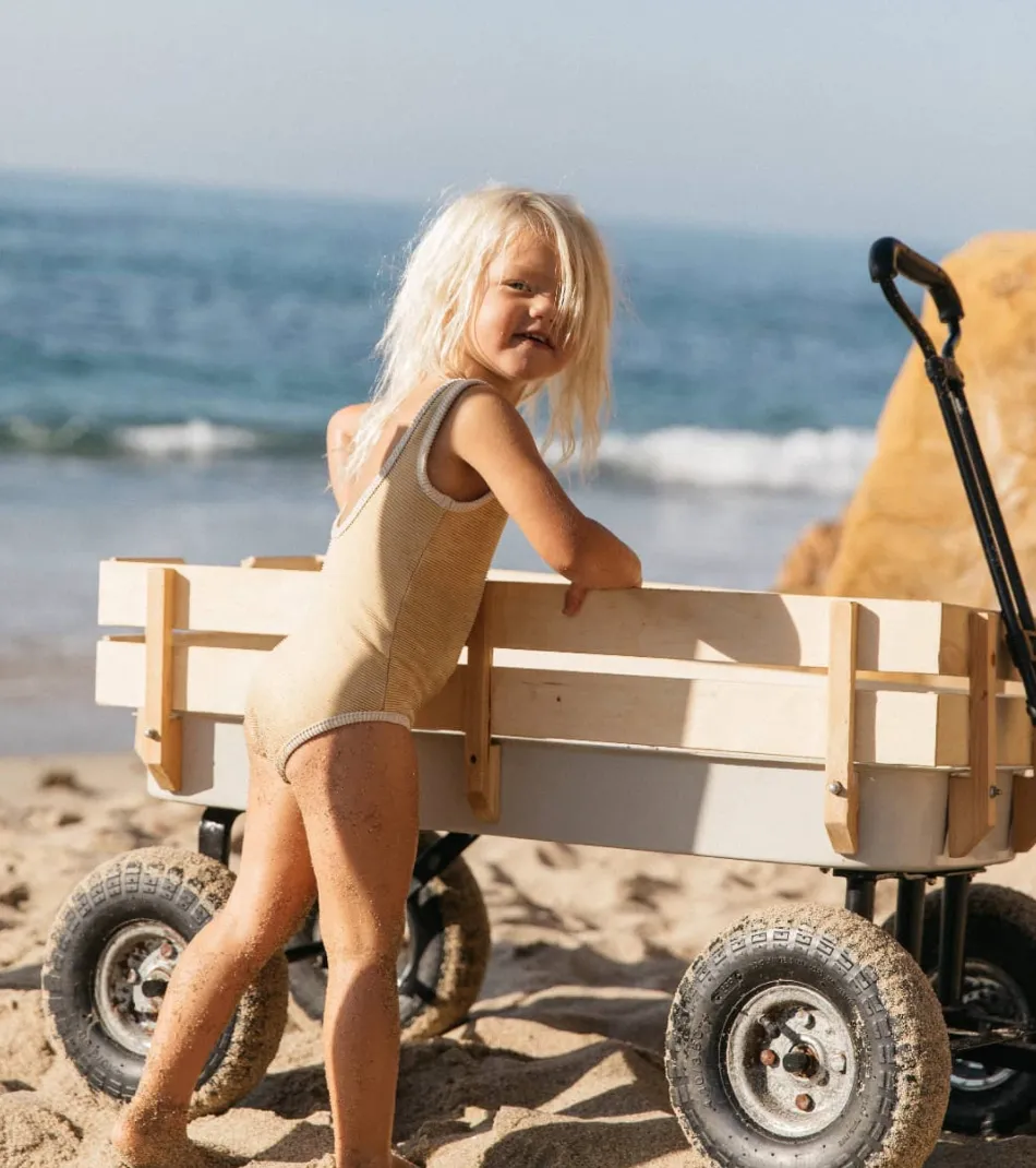 The Beach People - Heavy Duty Beach Trolley - Navy Blue