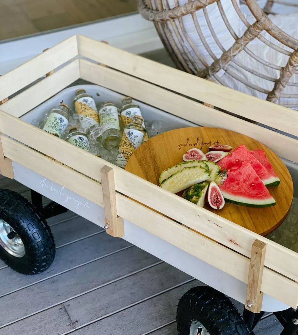 The Beach People - Heavy Duty Beach Trolley - Navy Blue
