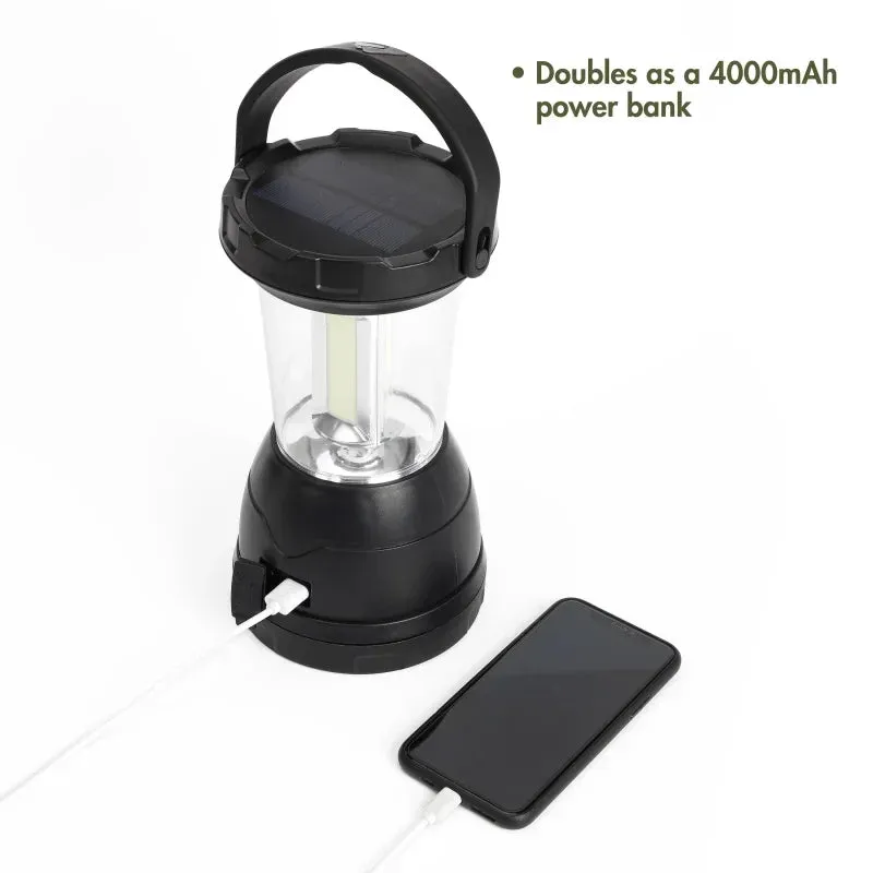 Triplex LED Survival Lantern, 800 Lumens, Rejected, Solar, and Crank, Model 31625
